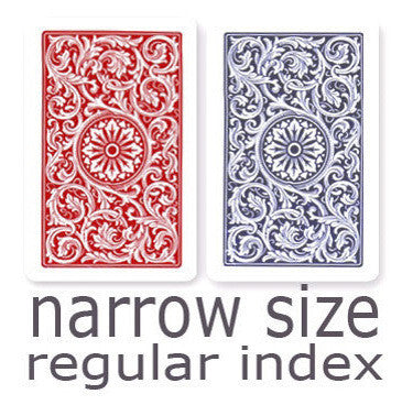 Copag 1546 Red & Blue Narrow - Regular Index Playing Cards - Casino Supply