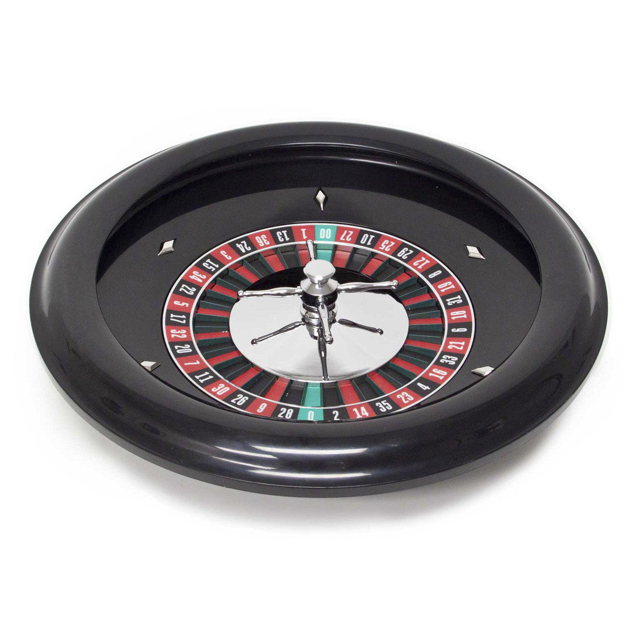Roulette Wheel 18 Inch ABS with Steel Spinner - Casino Supply - 1