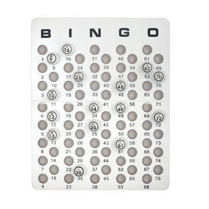 Bingo Masterboard for Ping Pong Size Balls - Casino Supply