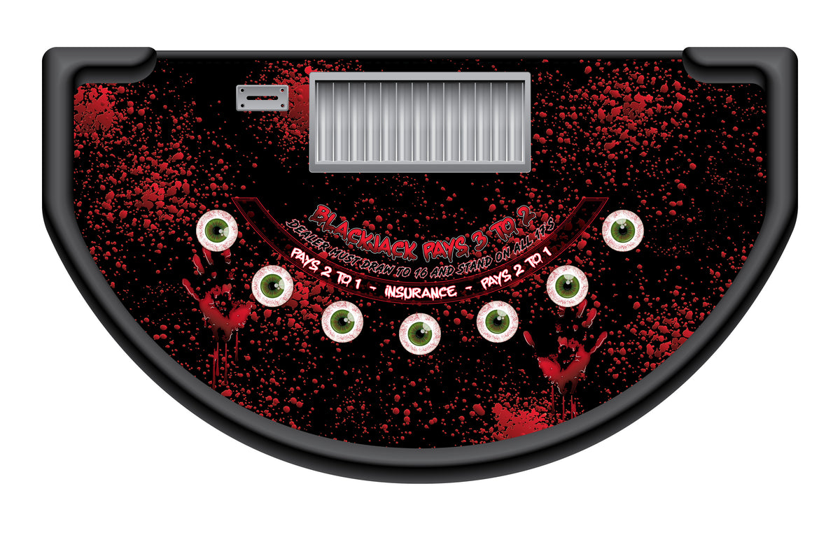 Halloween Blackjack Layout - Bloody