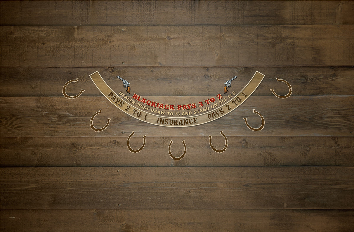 Cowtown Blackjack Layout