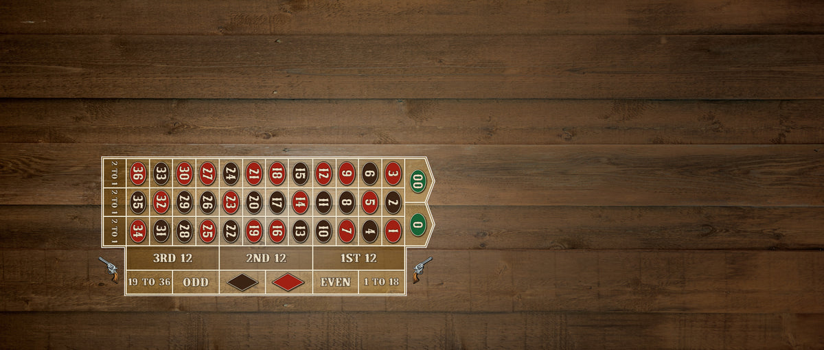 Cowtown Roulette Layout