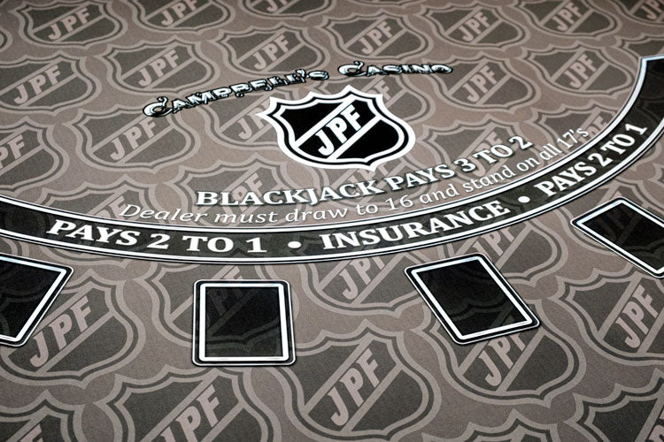 custom blackjack layout