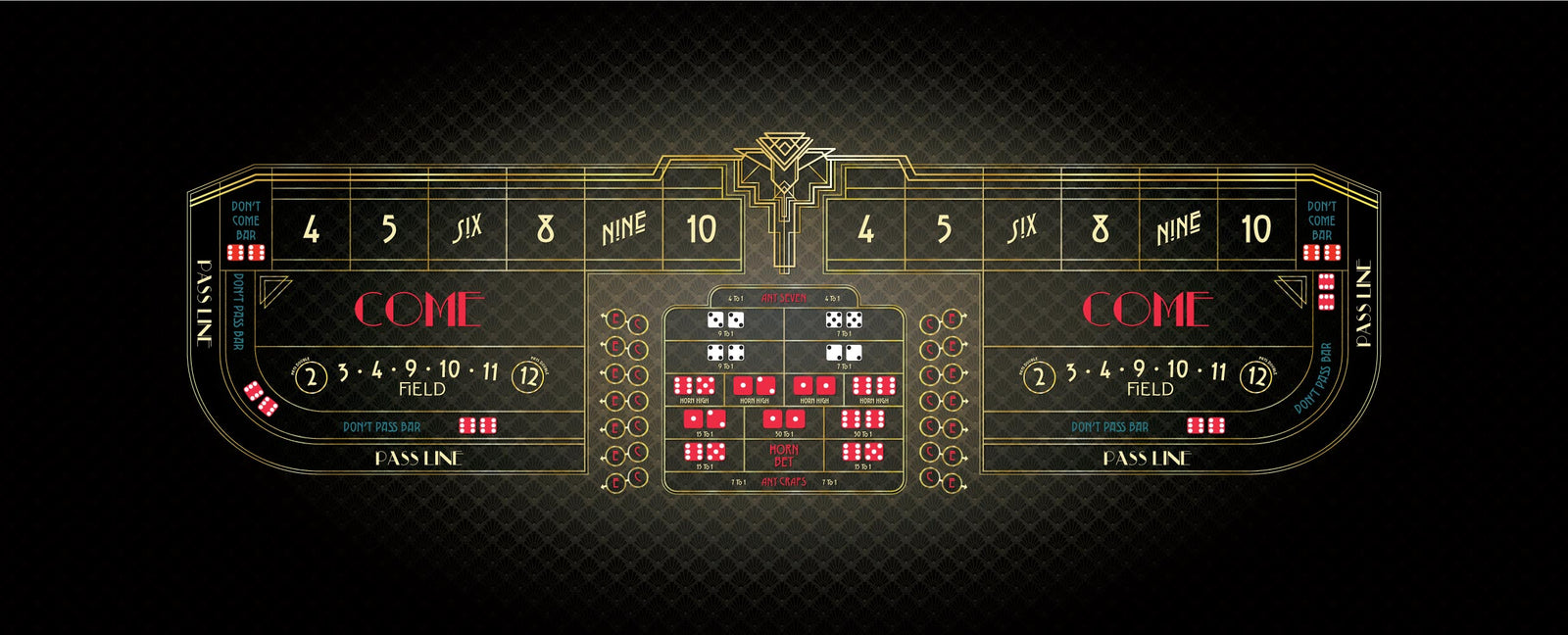 Fitzgerald Craps Layout