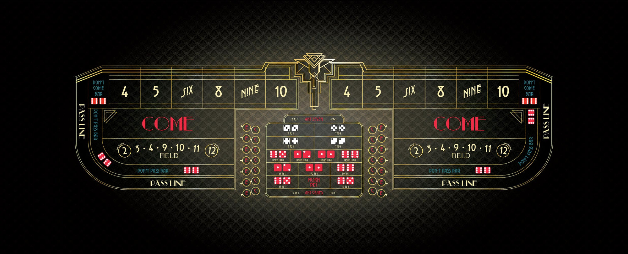 Fitzgerald Craps Layout