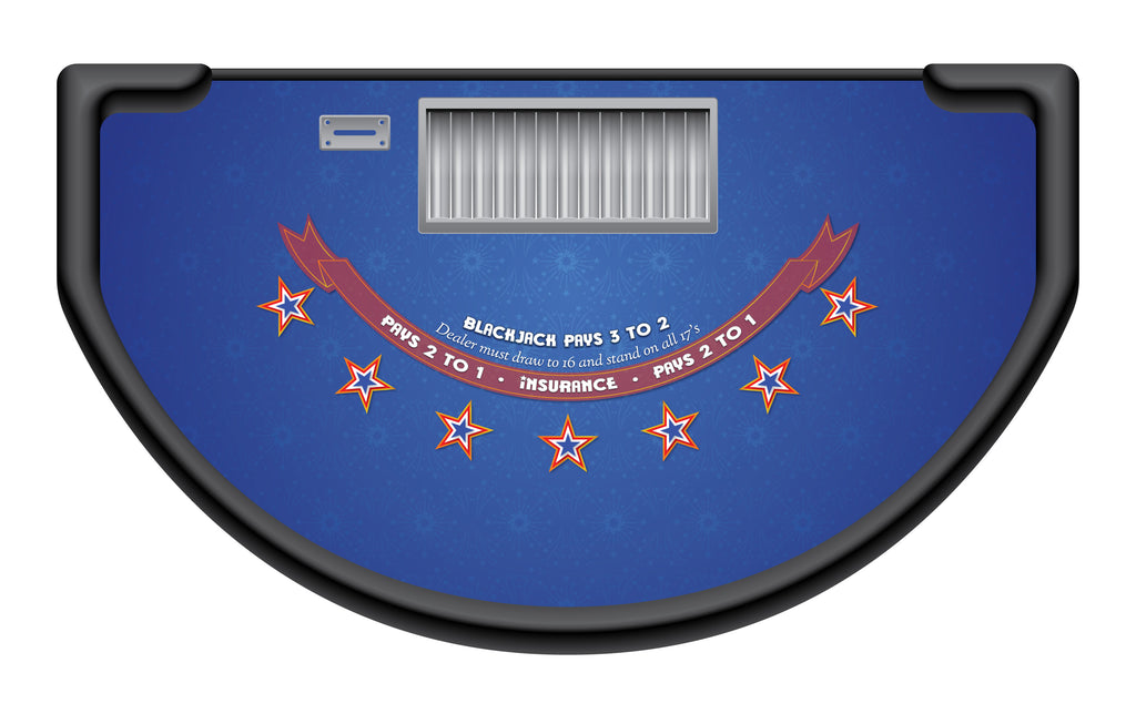 Classic Blackjack Layout - BLACK | by Casino Supply