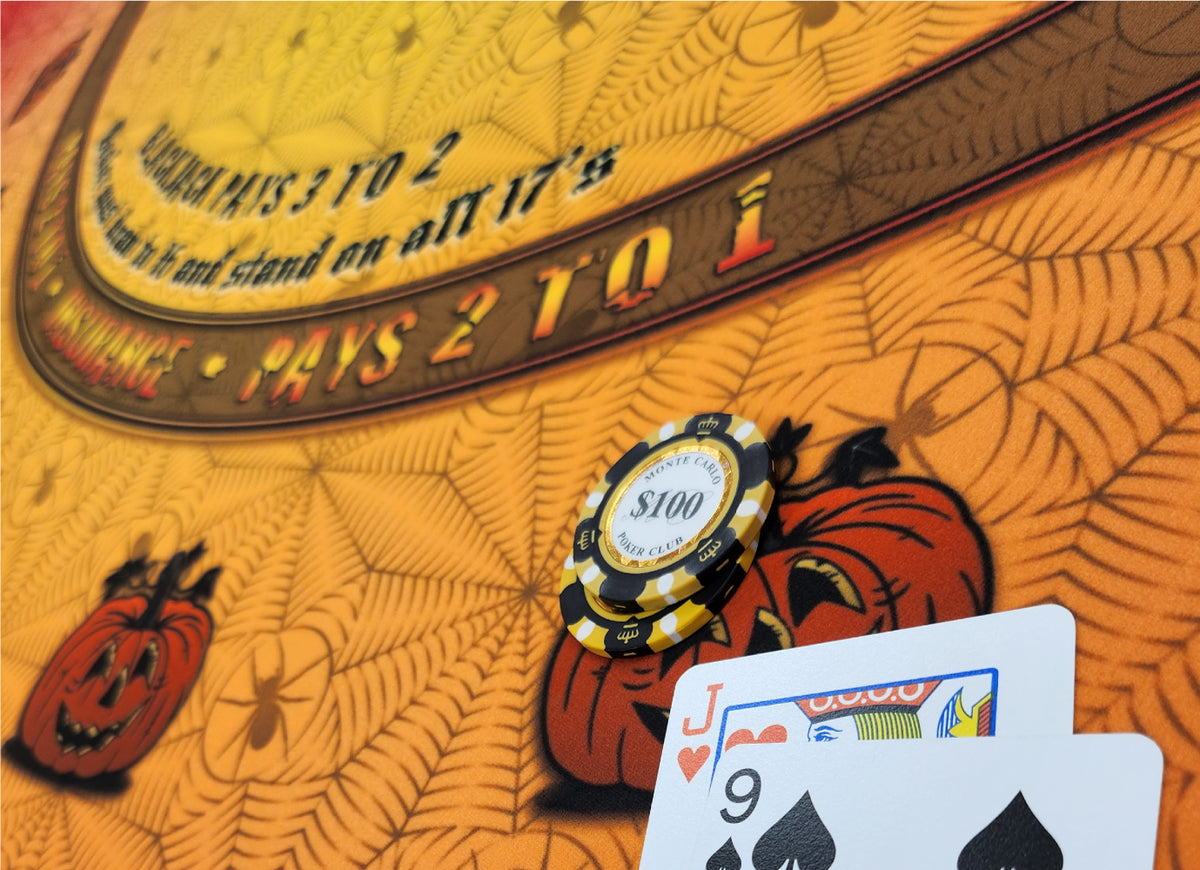 Halloween Blackjack Layout - Pumpkin