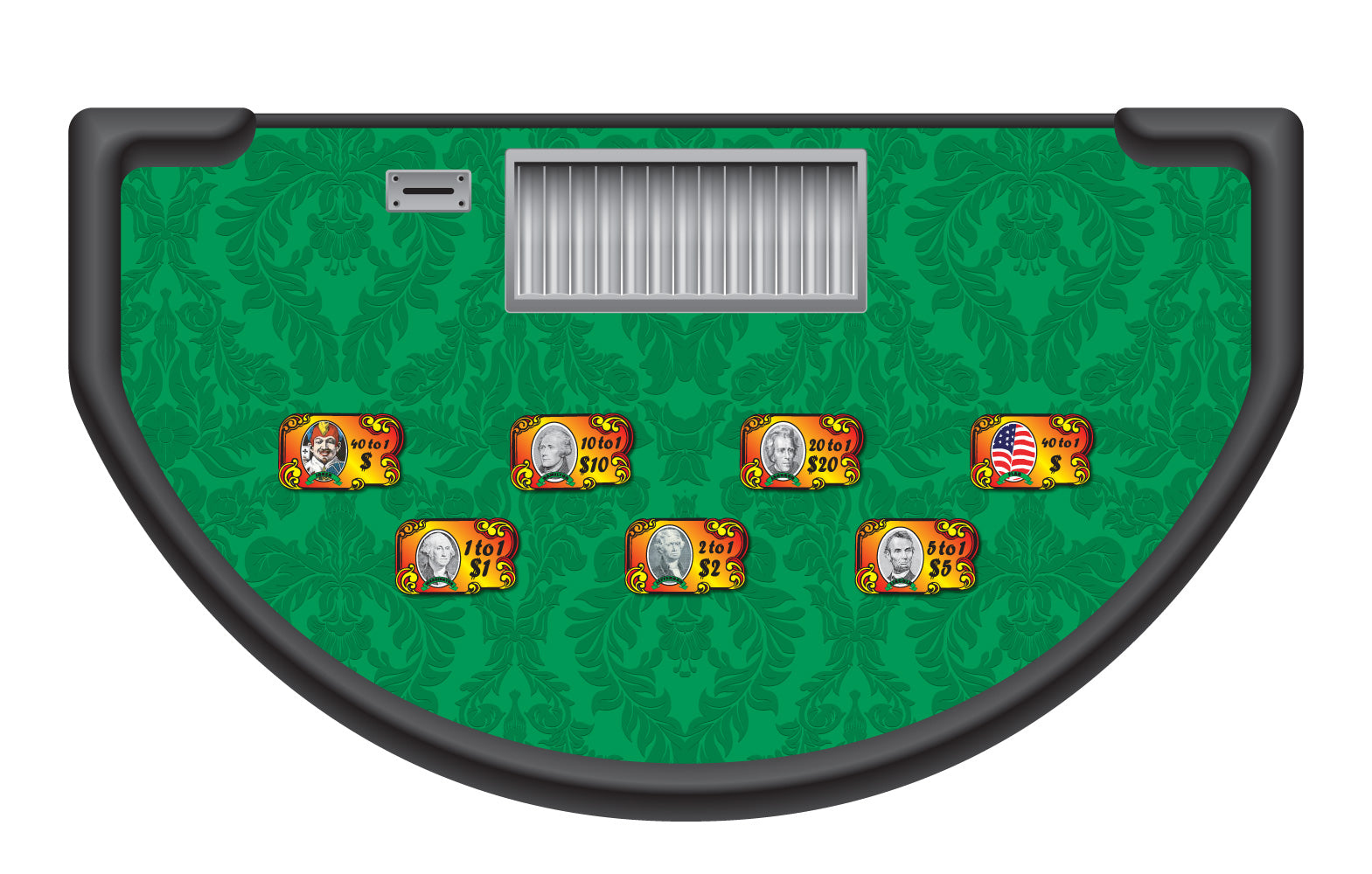 Monaco - Money Wheel Table Layout