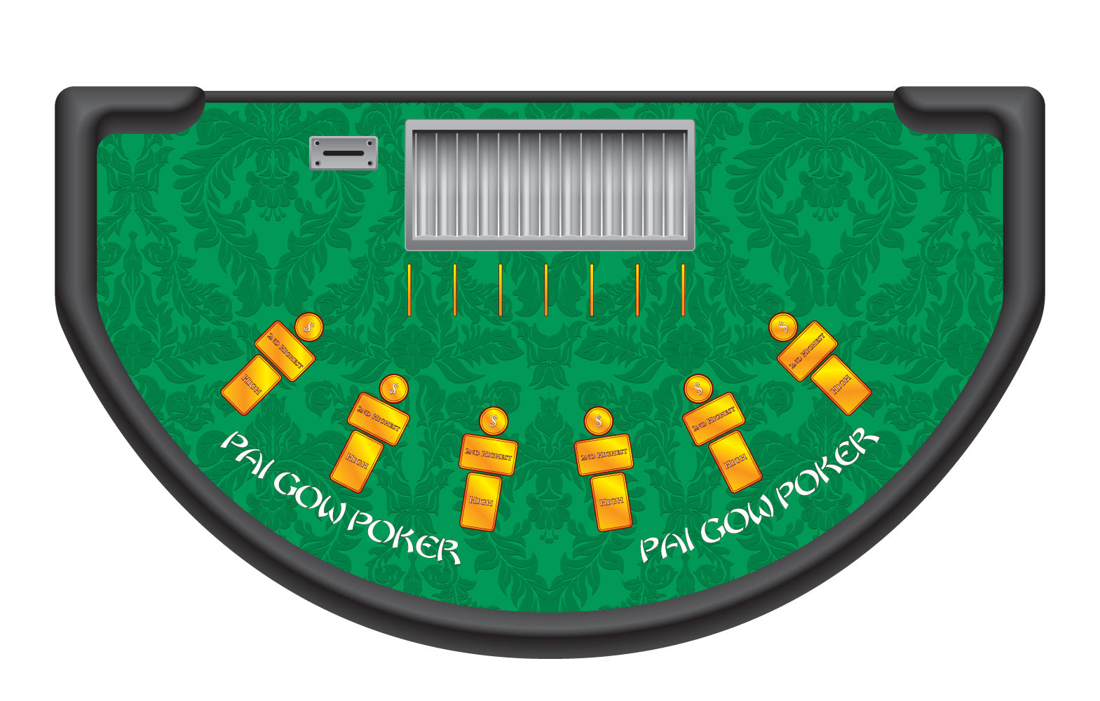 Monaco - Pai Gow Poker Table  Layout