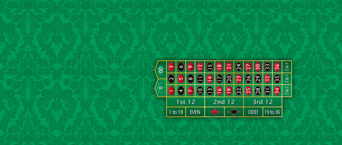 Monaco - Roulette Table Layout