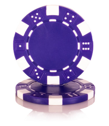 11.5 Gram Dice Rim Poker Chips (25/Pkg)