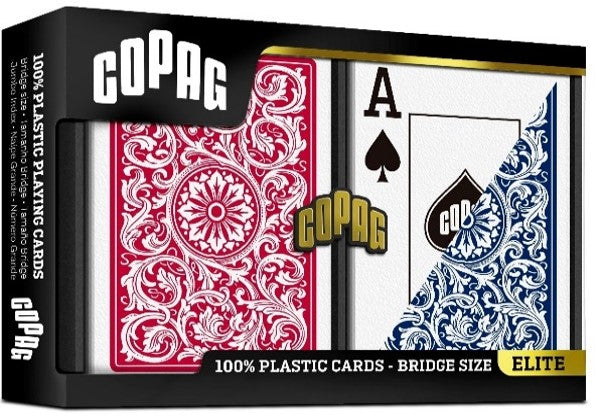 Copag 1546 Red &amp; Blue Narrow - Jumbo Index Playing Cards