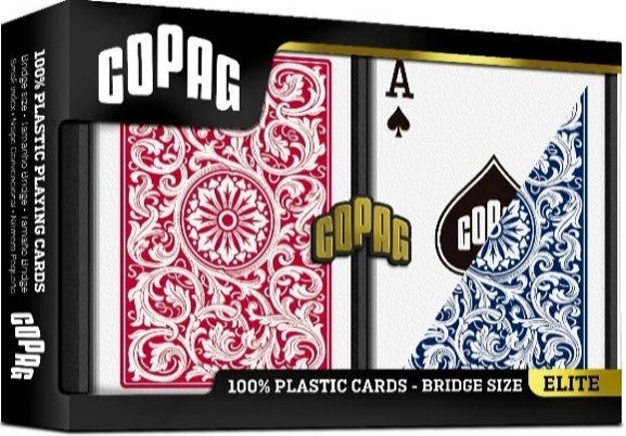 Copag 1546 Red &amp; Blue Narrow - Regular Index Playing Cards