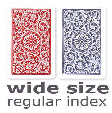 Copag 1546  Red & Blue Wide - Regular Index Playing Cards - Casino Supply