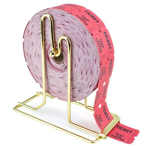 Brass Plated Raffle Ticket Dispenser - Casino Supply - 1