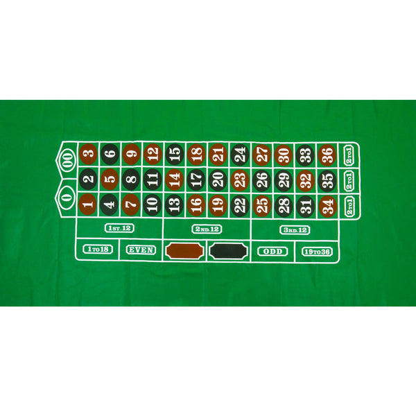 Roulette Rug Roulette Felt Layout | Casino Style Table Cloth | $18.99