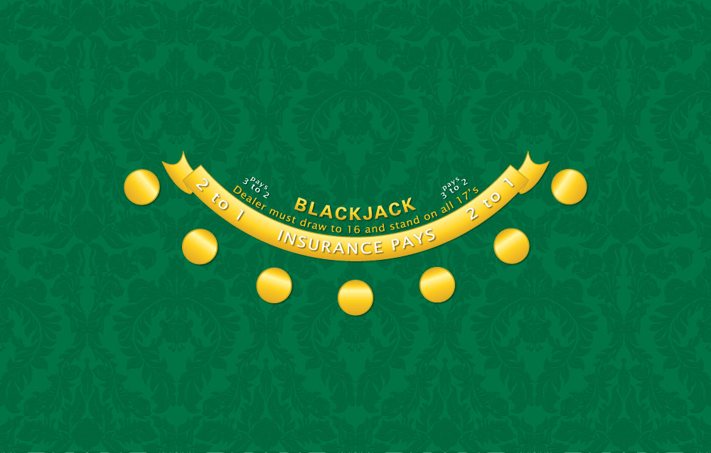 Blackjack Table Layout - Professional Quality & Discount Prices