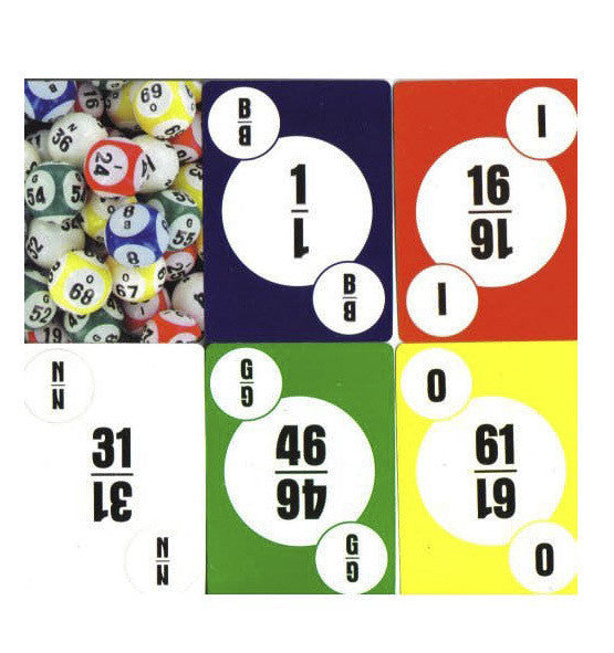 Deck of Bingo Calling Cards 1 - Casino Supply