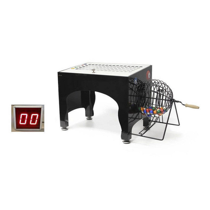 Automatic Electronic Bingo Speedy Cage with a Wireless 4 inch LED display - Casino Supply - 1