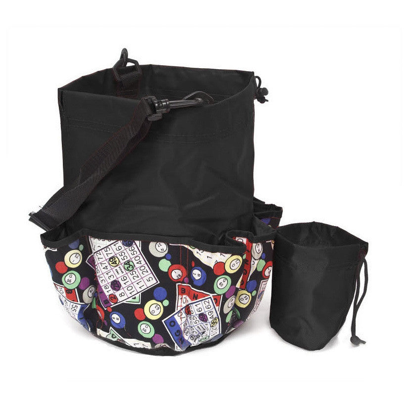 10 Pocket Bingo Card Designer Bingo Bag with Coin Purse - Casino Supply - 1