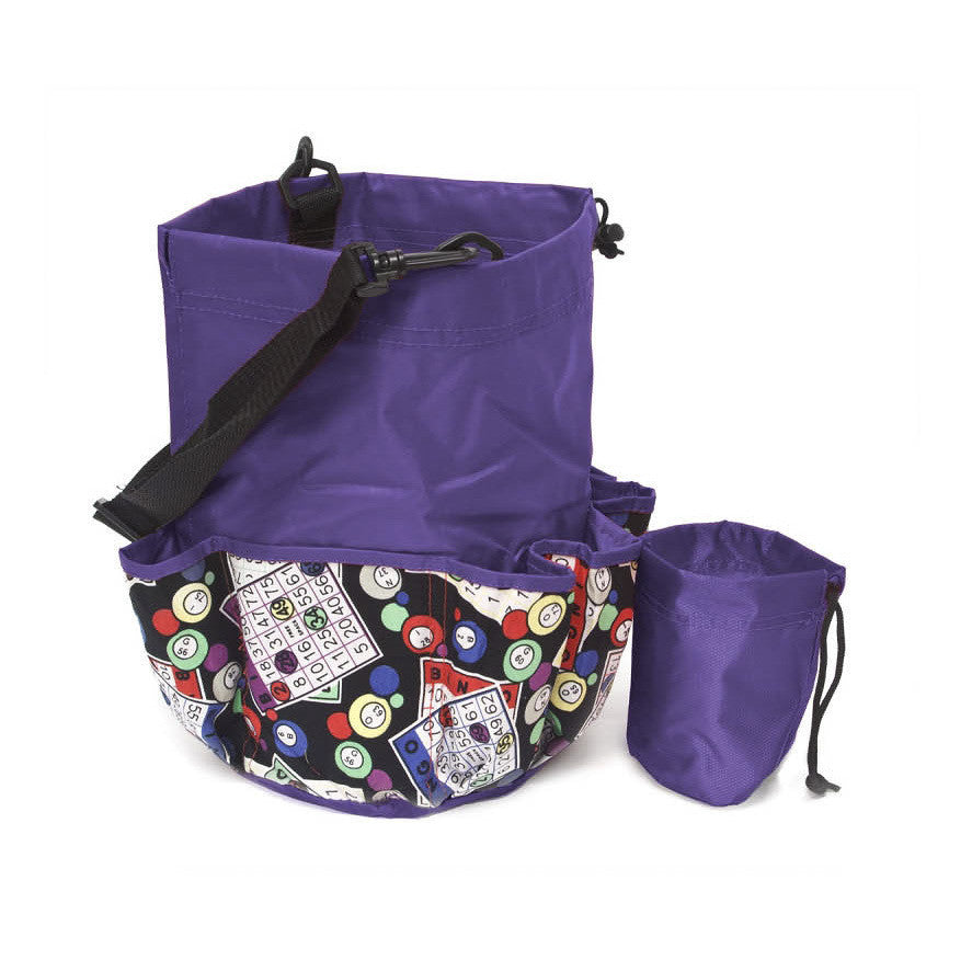 10 Pocket Bingo Card Designer Bingo Bag with Coin Purse - Casino Supply - 4