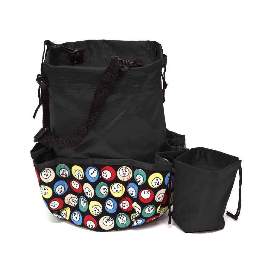 10 Pocket Bingo Ball Designer Bingo Bag with Coin Purse - Casino Supply - 1