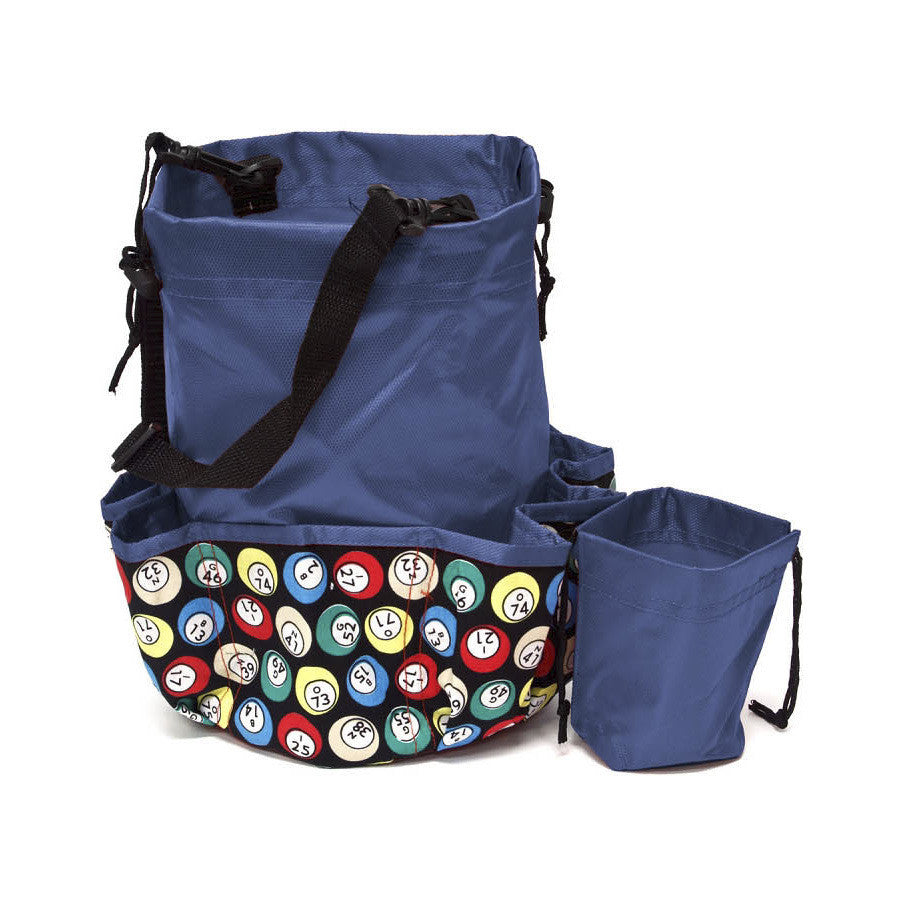 10 Pocket Bingo Ball Designer Bingo Bag with Coin Purse - Casino Supply - 2