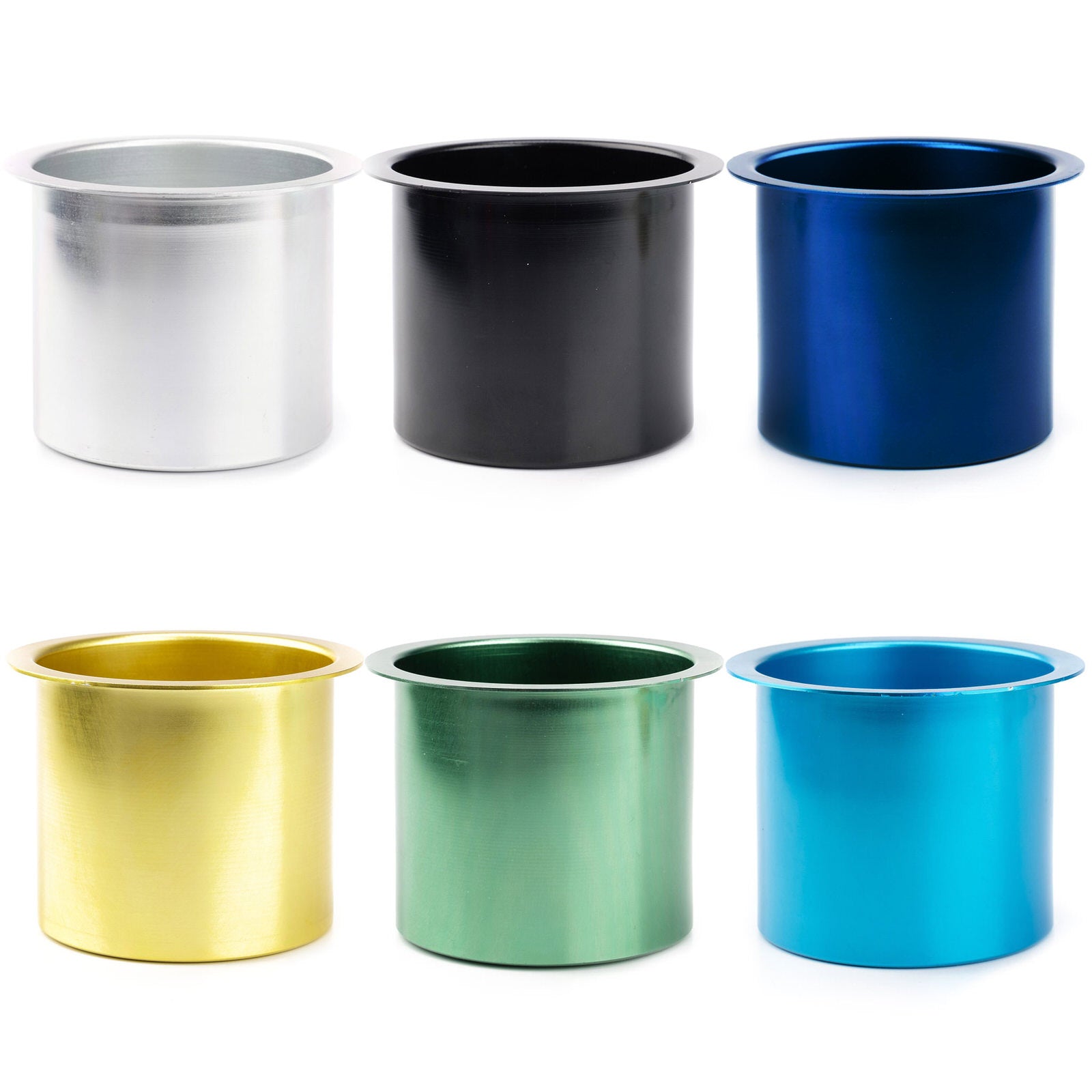 Colored Aluminum Jumbo Drop In Drink Holders