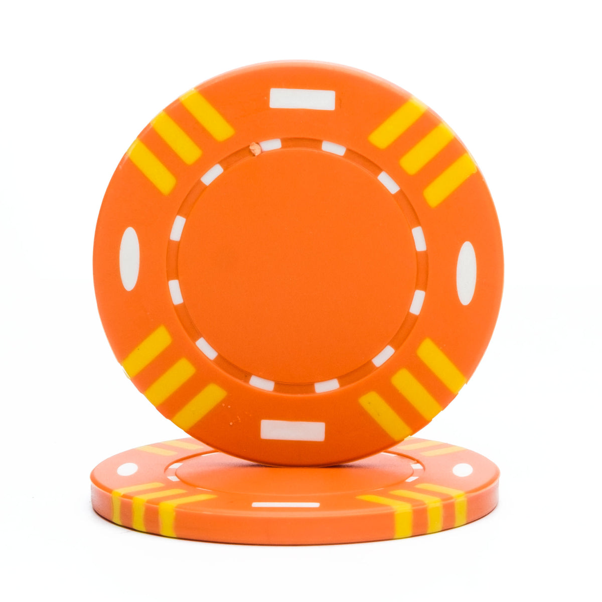 12 Gram Triple Striped (Tri Color) Poker Chips (25/Pkg)