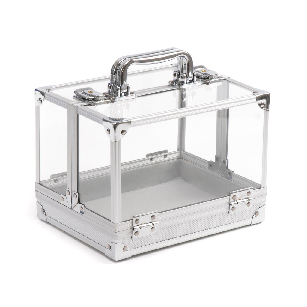 Yuanhe Clear Acrylic Poker Chip Tray With Cover-Holds 100 Chips