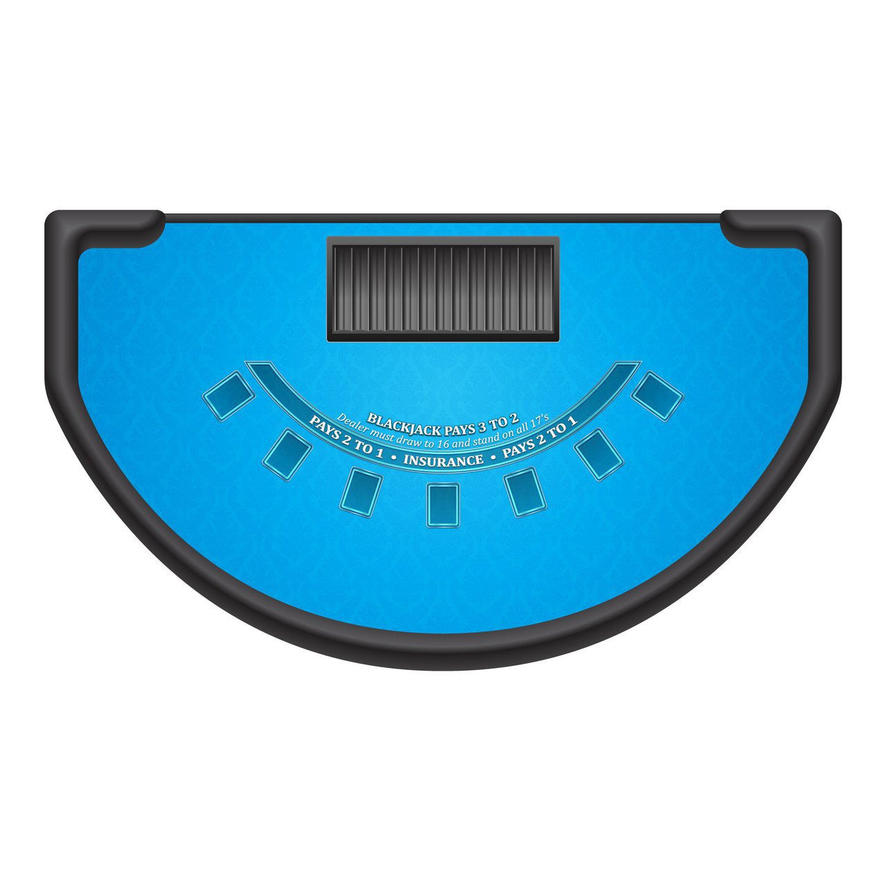 Classic Blackjack Layout - LIGHT BLUE - Casino Supply