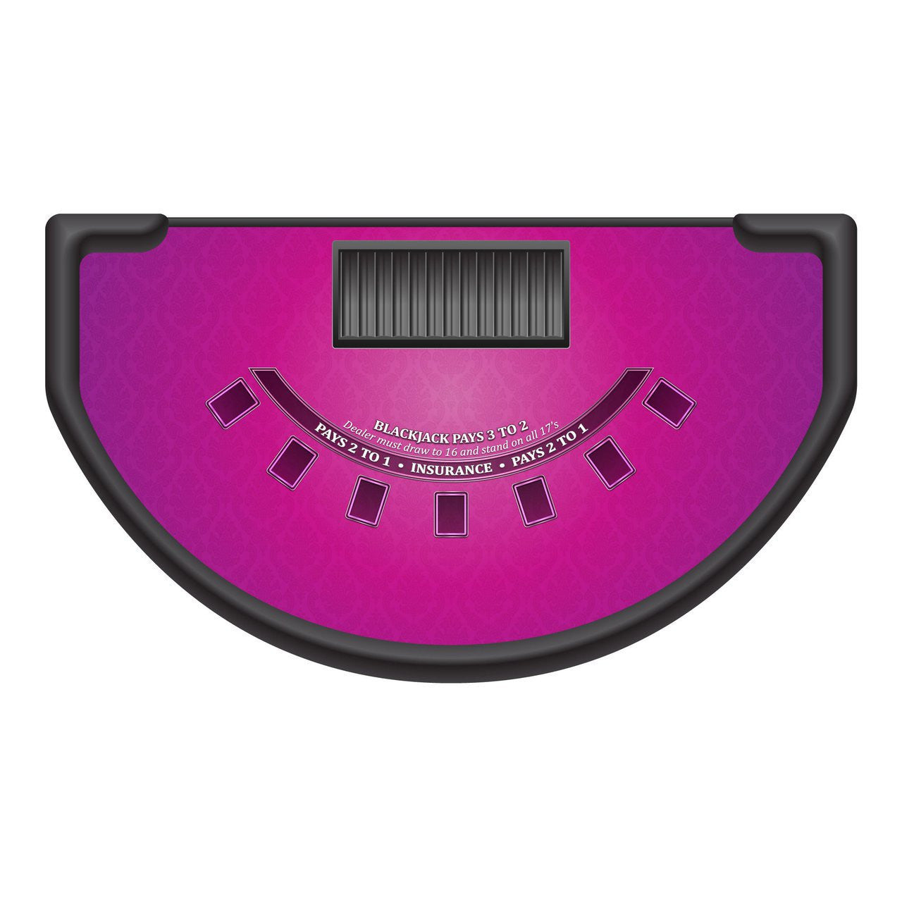 Classic Blackjack Layout - PINK - Casino Supply - 1