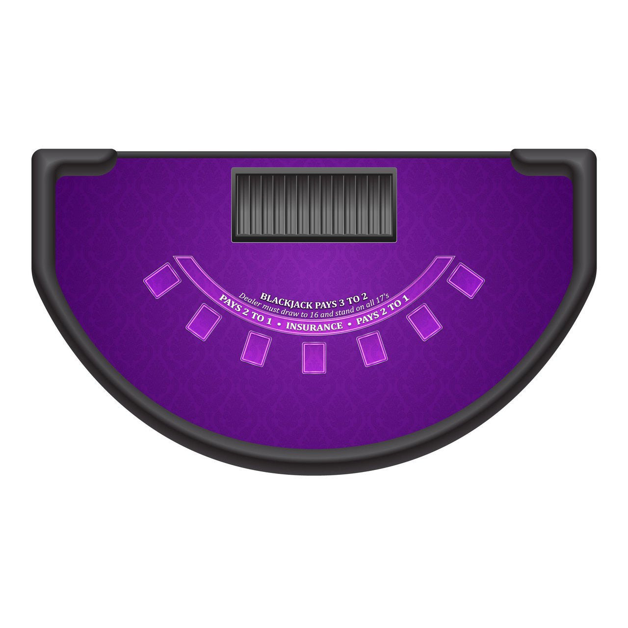 Classic Blackjack Layout - PURPLE - Casino Supply