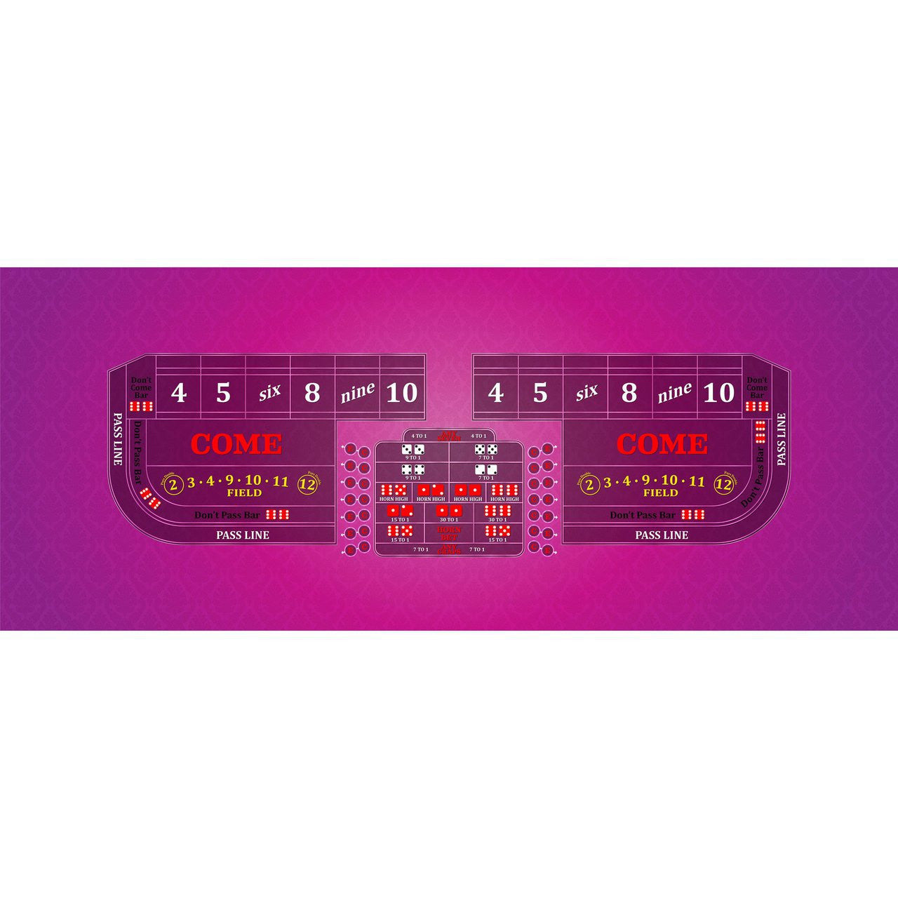 Craps Supplies: Layouts, Dice, Sticks & Full Kits