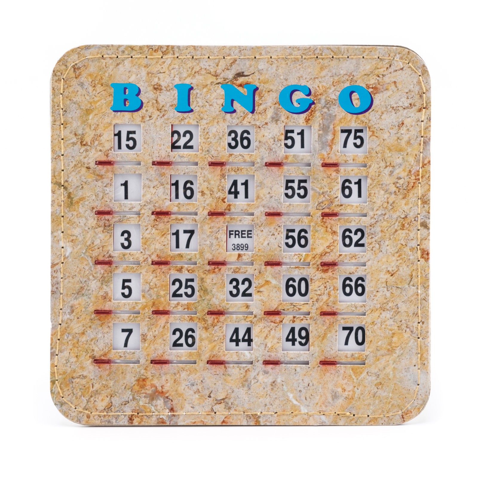 Senior Friendly Tab Stitched Bingo Shutter Slide Cards