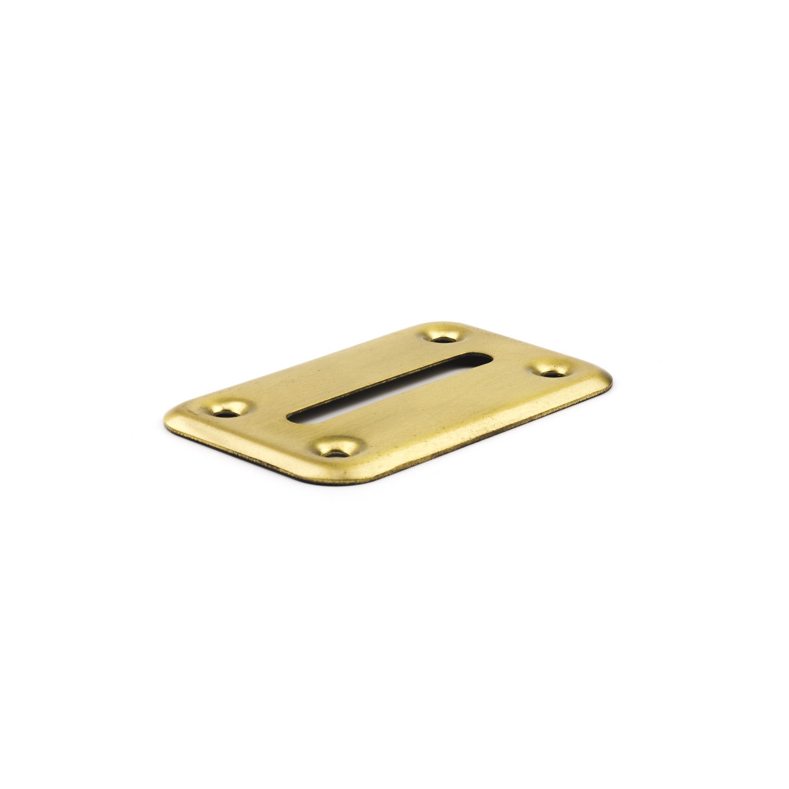 Money Chip Drop Slot Frame - Brass