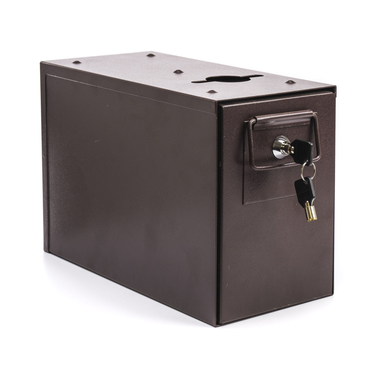 Slimline Universal Metal Casino Drop Box with Sleeve &amp; Locks