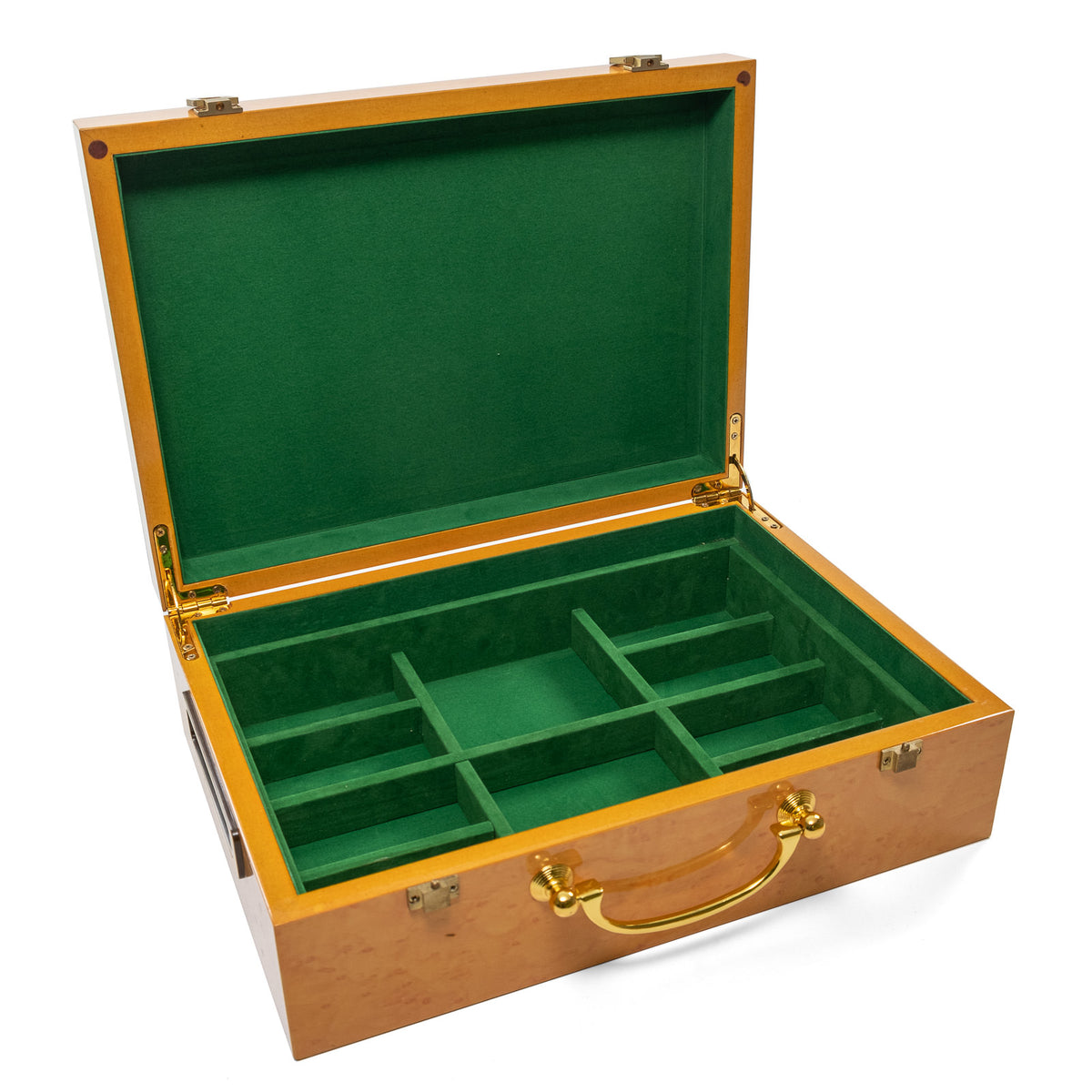 Hi-Gloss Design Poker Chip Case (Light Wood)