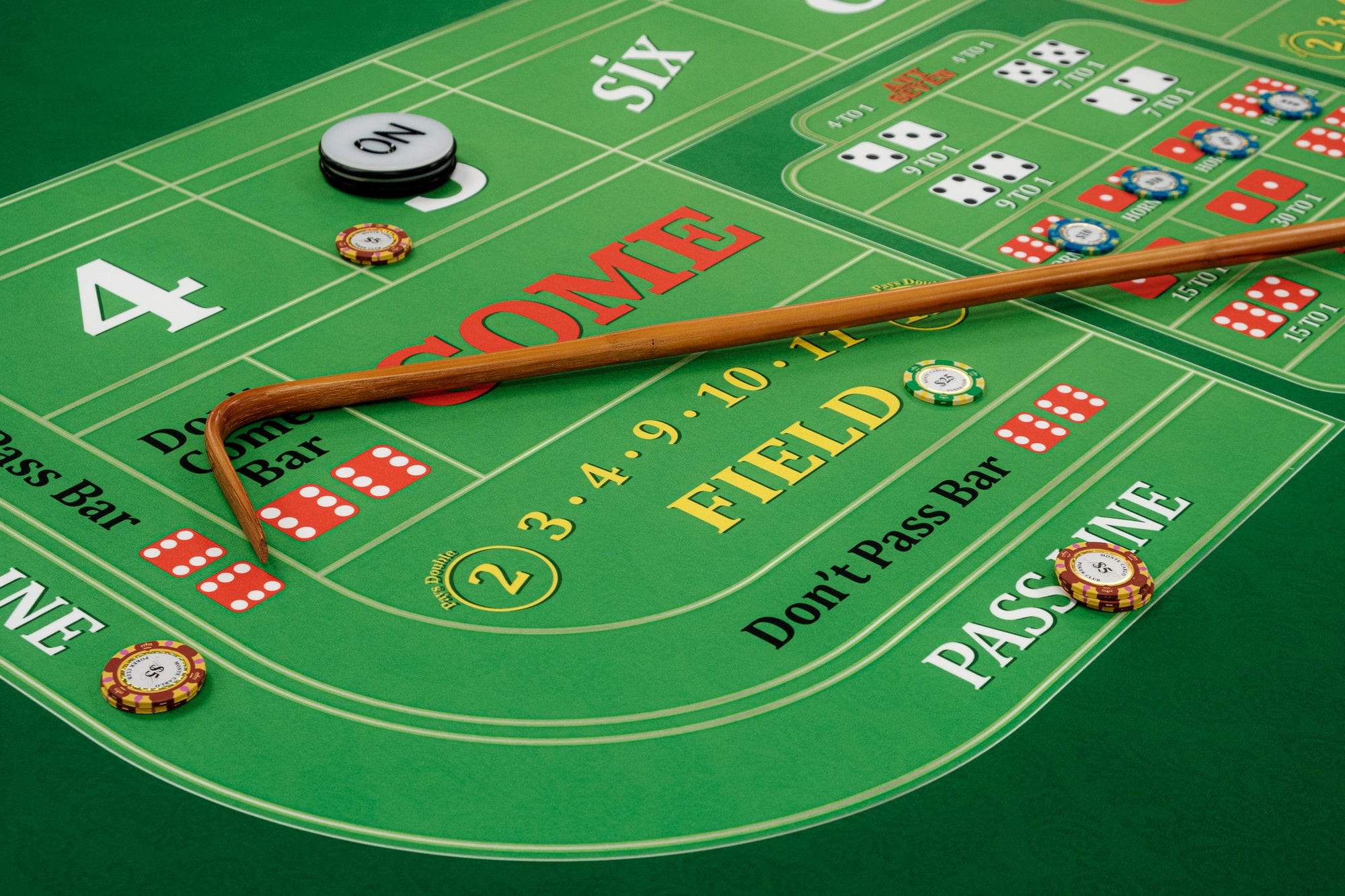 Craps Blue Layout Classic Craps Layout