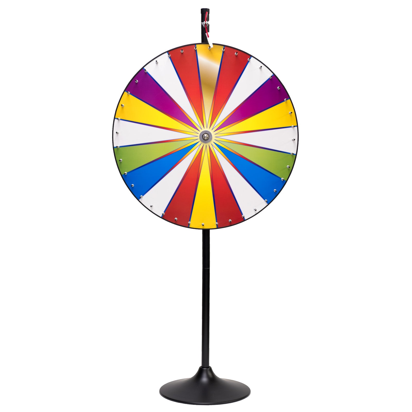 Color Prize Wheel With Stand & Base