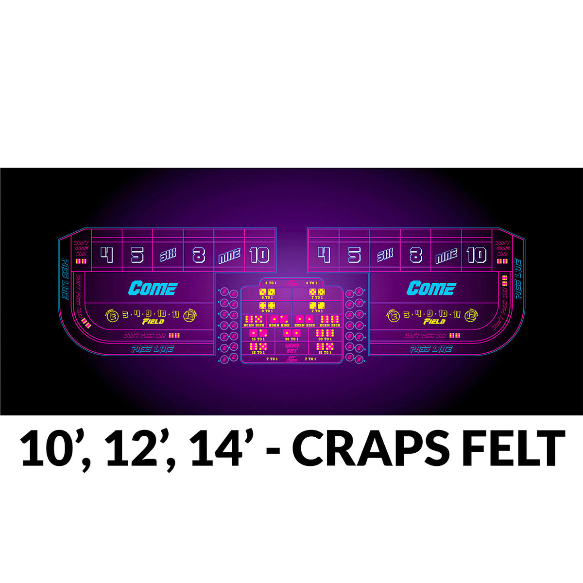 Genesis Craps Layout