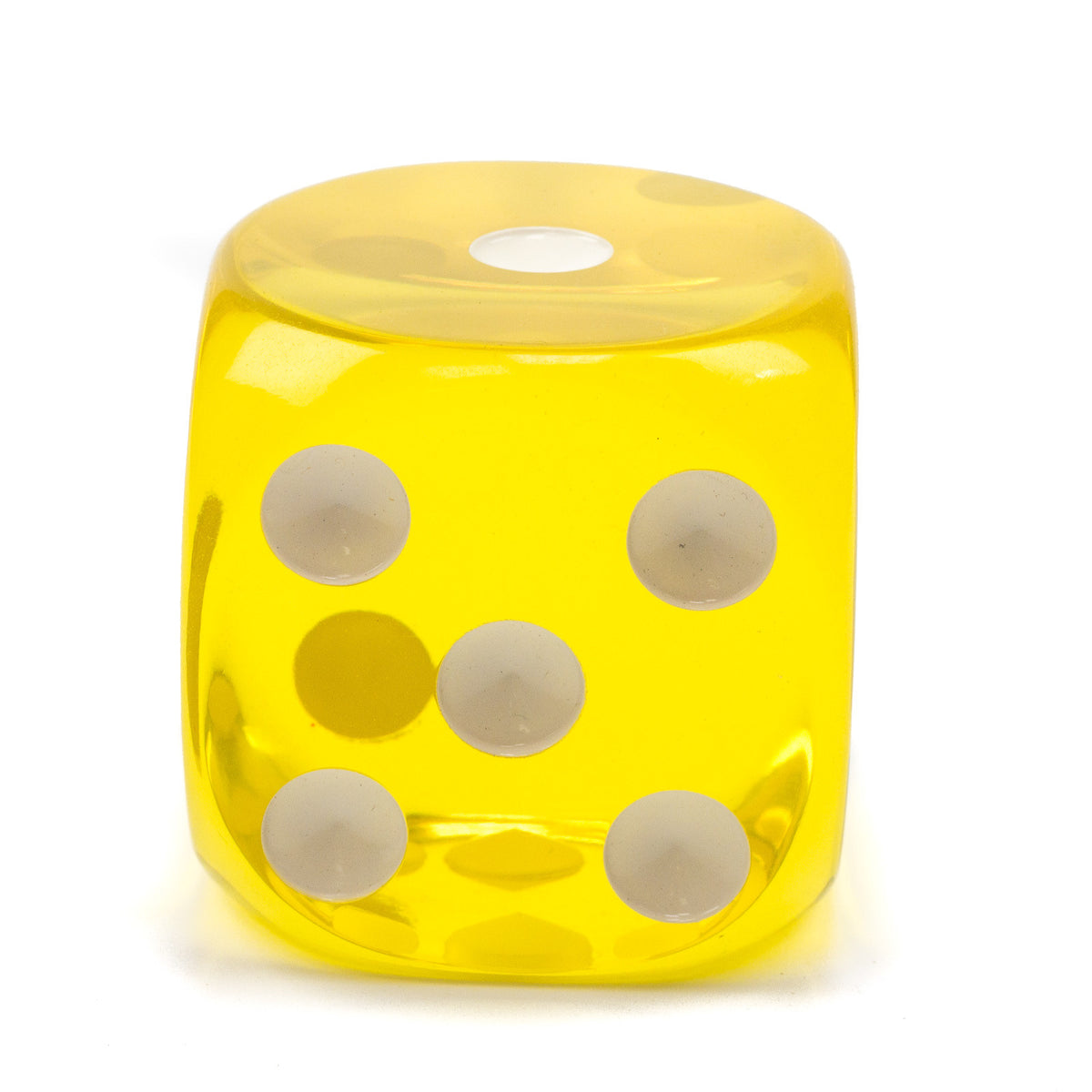 Acrylic Transparent Dice - 70 mm / 2.75 inch -  Sold Individually - Casino Supply - 3