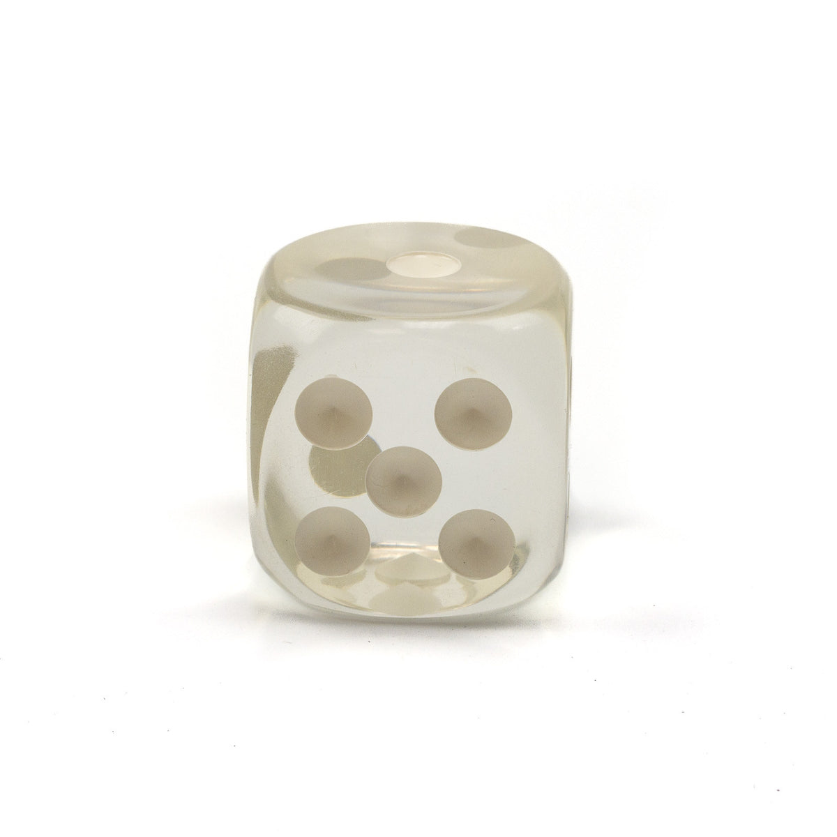 Acrylic Transparent Dice - 50 mm / 2 inch -  Sold Individually - Casino Supply - 4