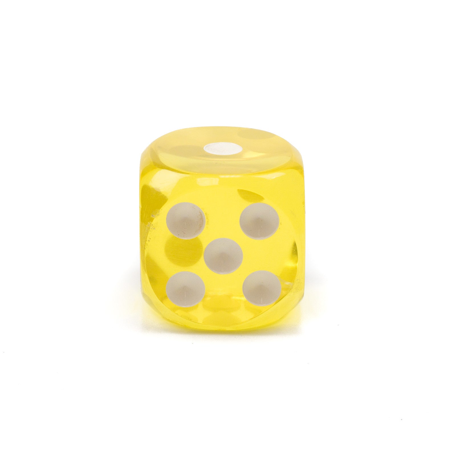 Acrylic Transparent Dice - 50 mm / 2 inch -  Sold Individually - Casino Supply - 2