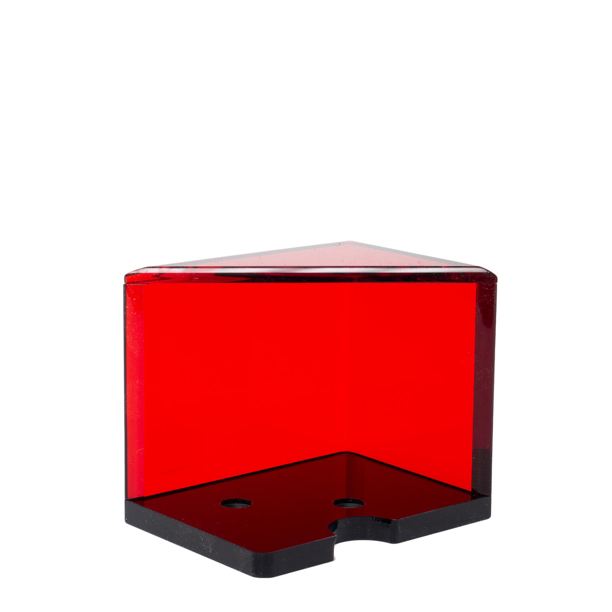 Casino Blackjack Discard Holder - 4 Deck With Top - Red