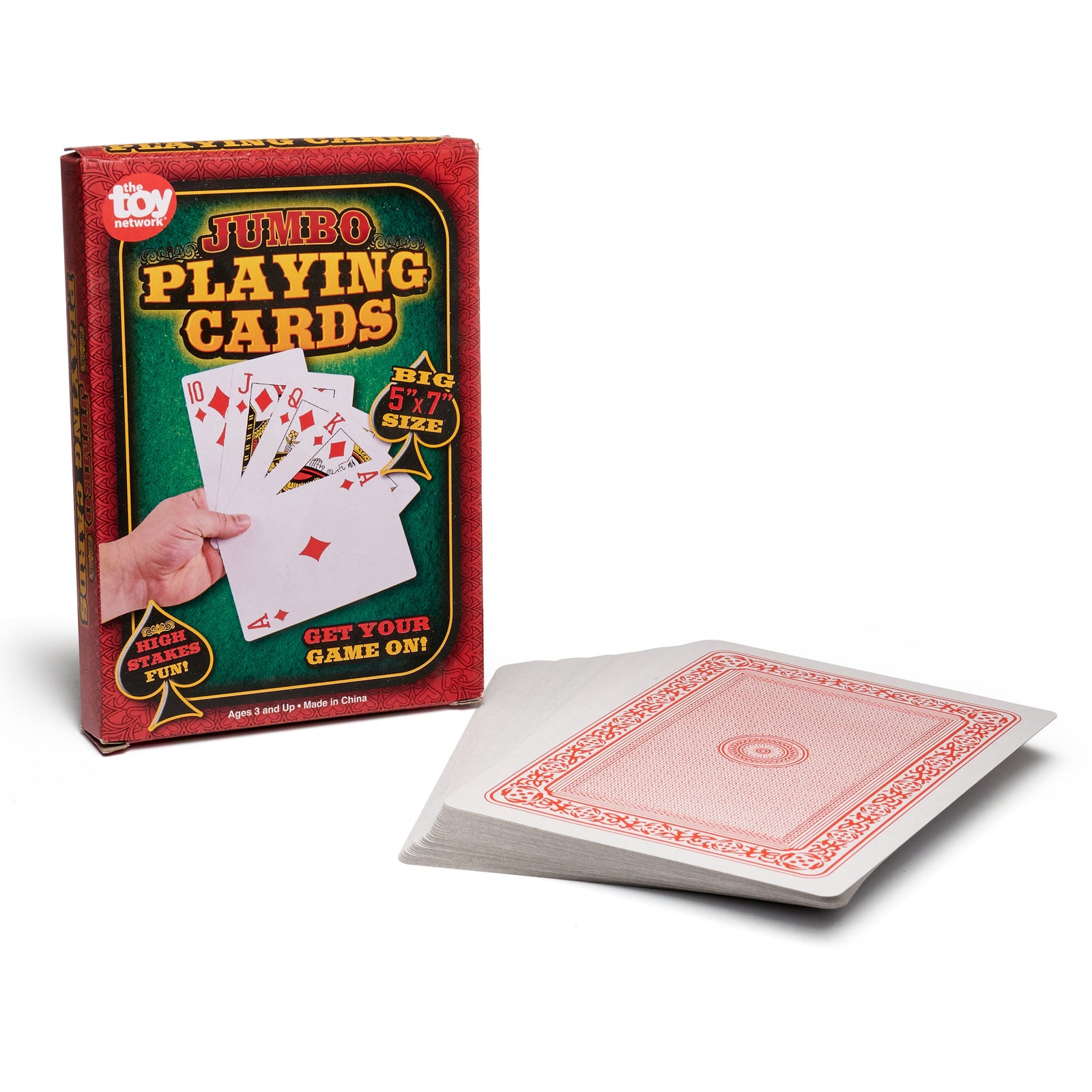 5 x 7 Jumbo Plastic Coated Playing Cards