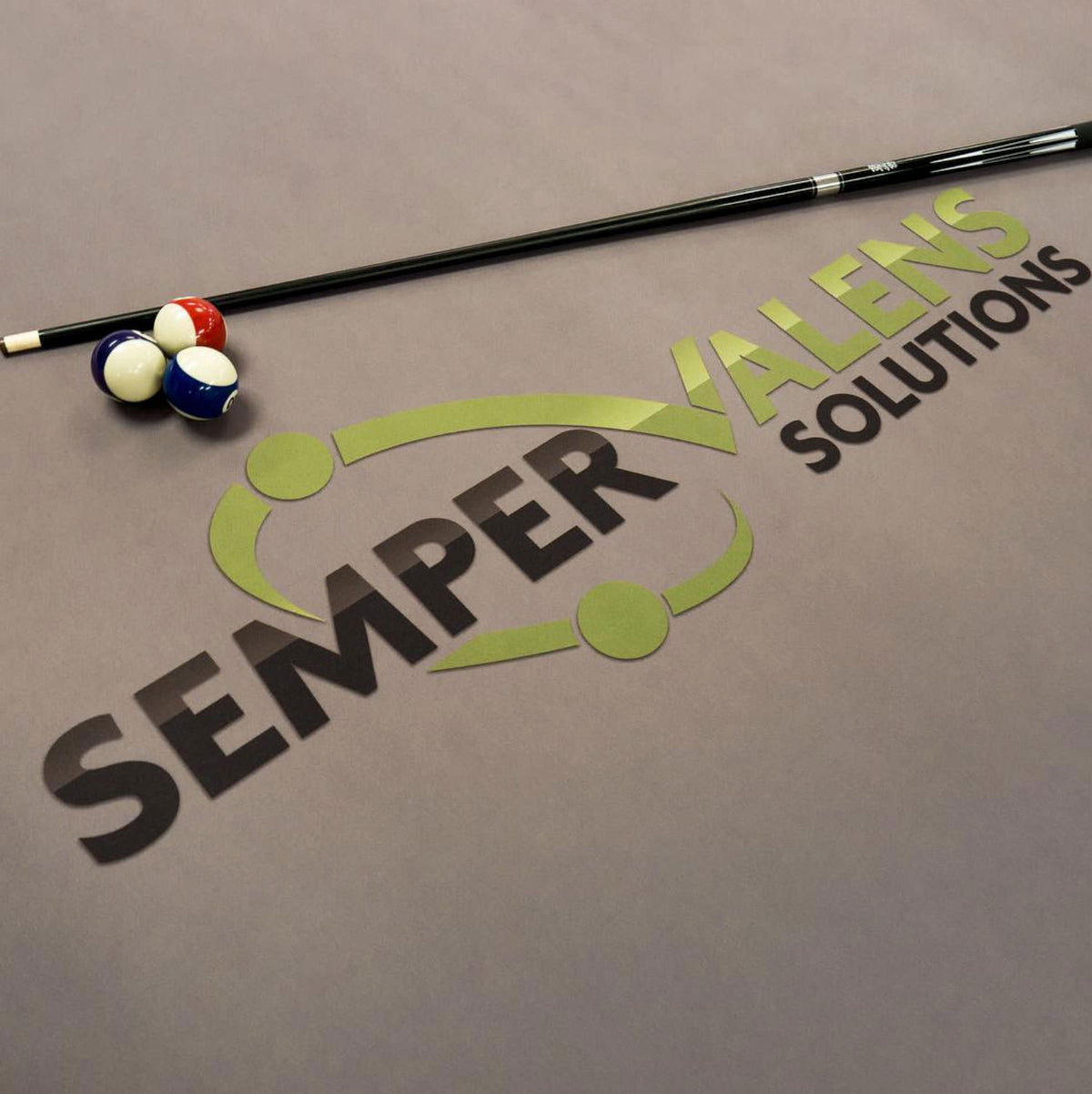 Custom Pool Table Felt With Matching Rails