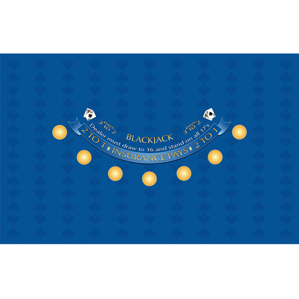 Spade Design Blackjack Layout