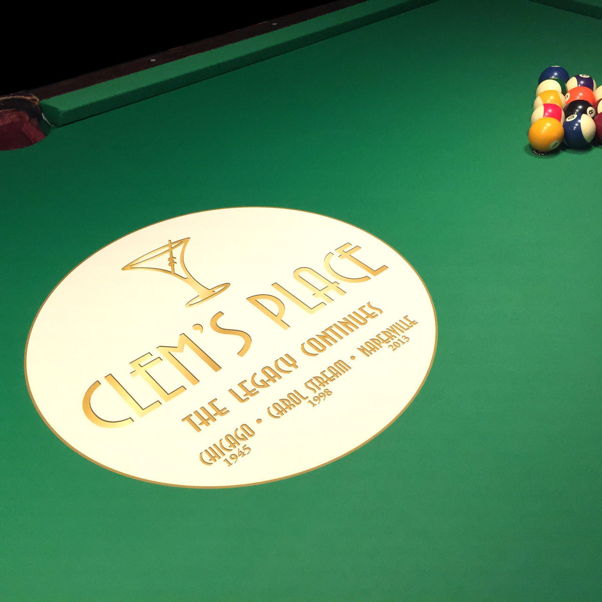 Custom Pool Table Felt With Matching Rails - Casino Supply - 2