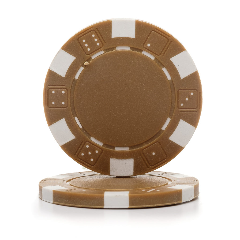 11.5 Gram Dice Rim Poker Chips (25/Pkg)